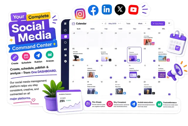 Indzu Social media management dashboard