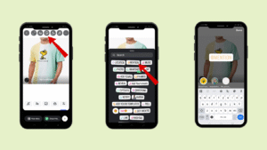 text/sticker as needed