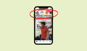 temporary videos that appear on the top