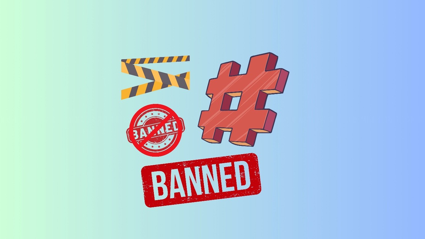 banned hashtags