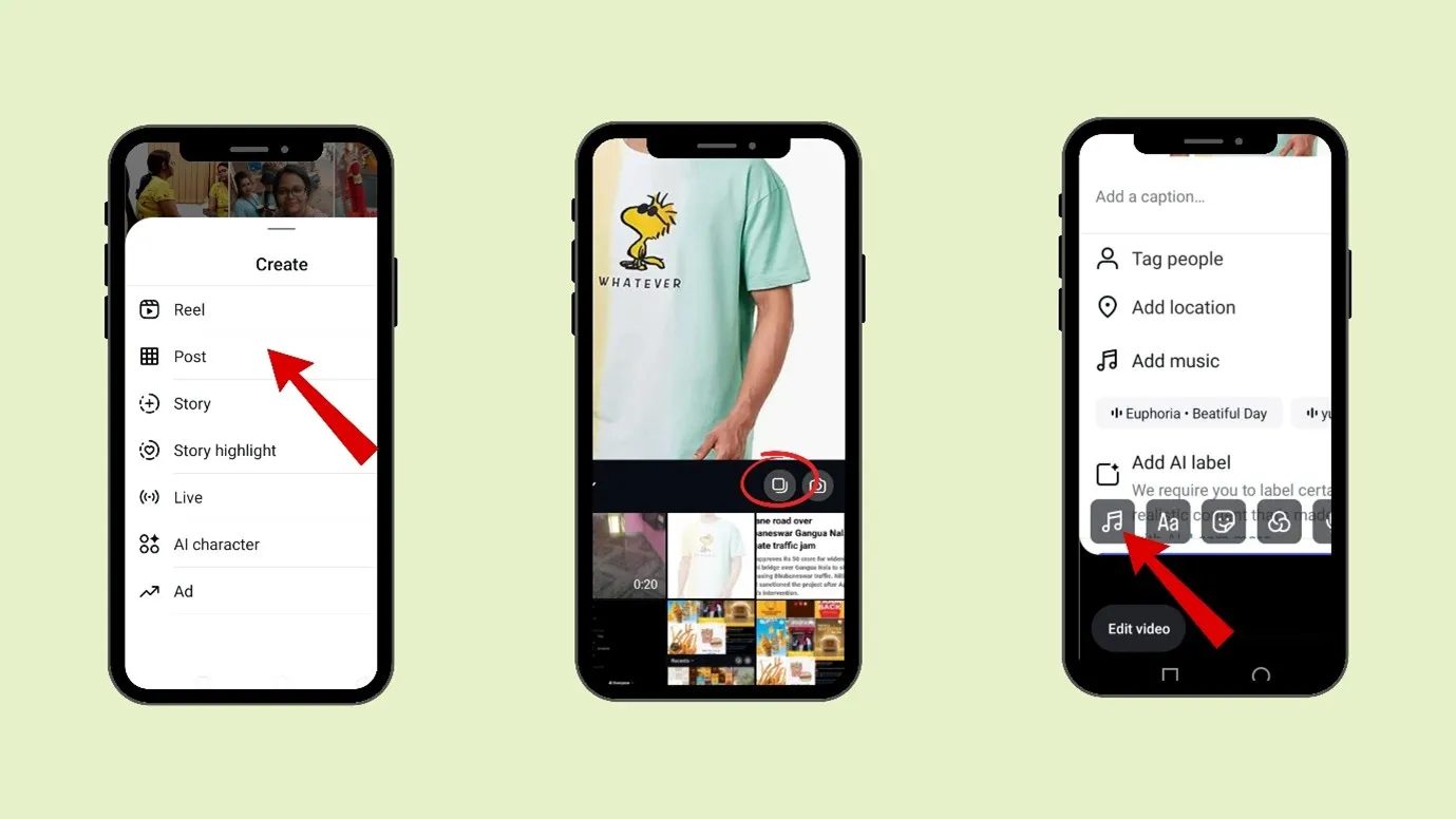 post with multiple photos