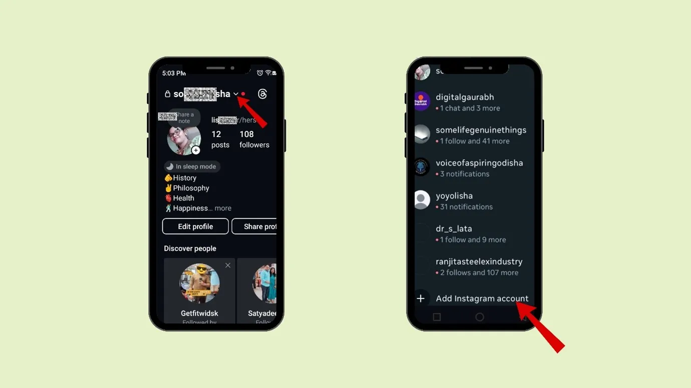 How to add accounts