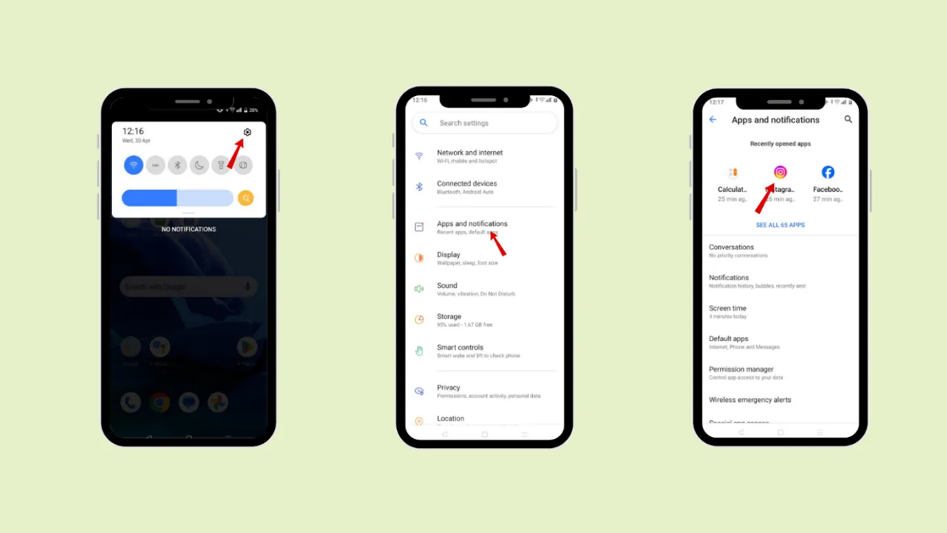 App and notification