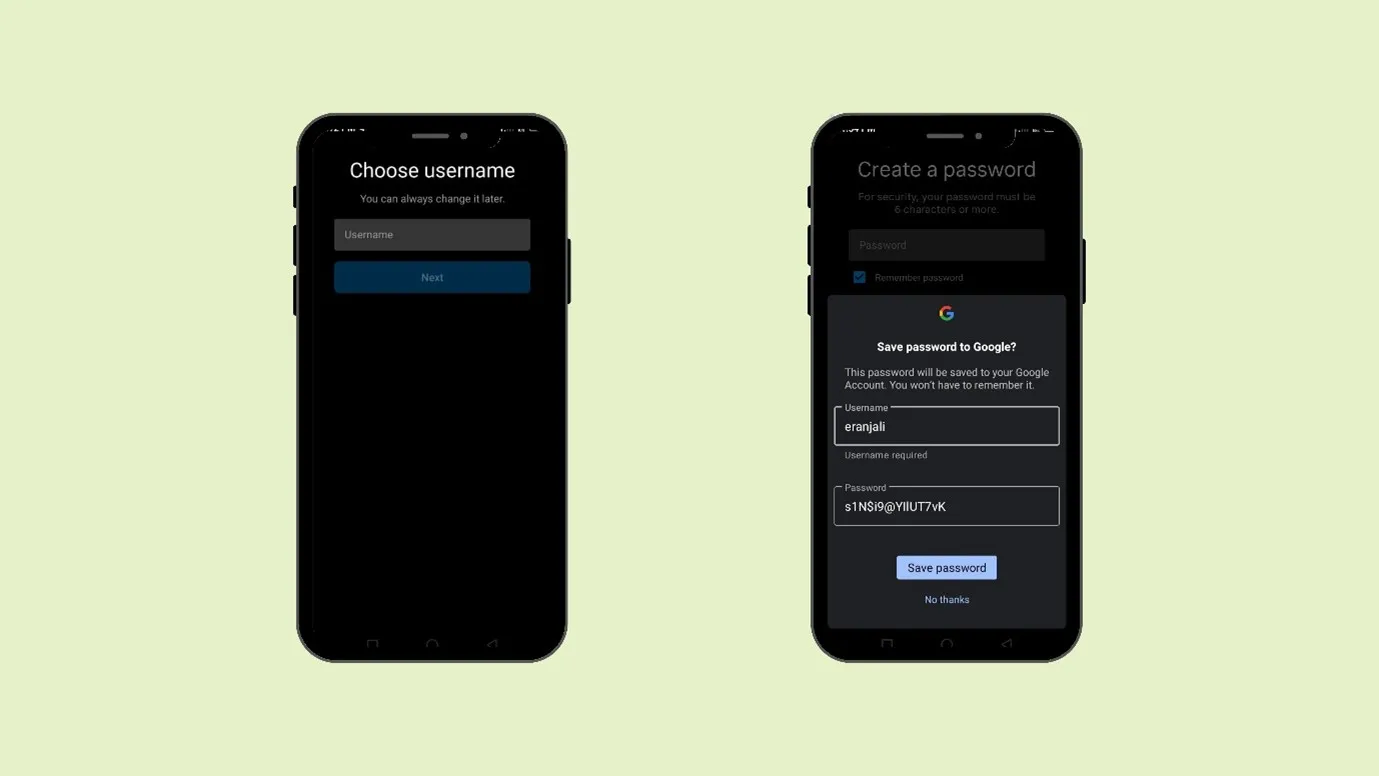 Create new account