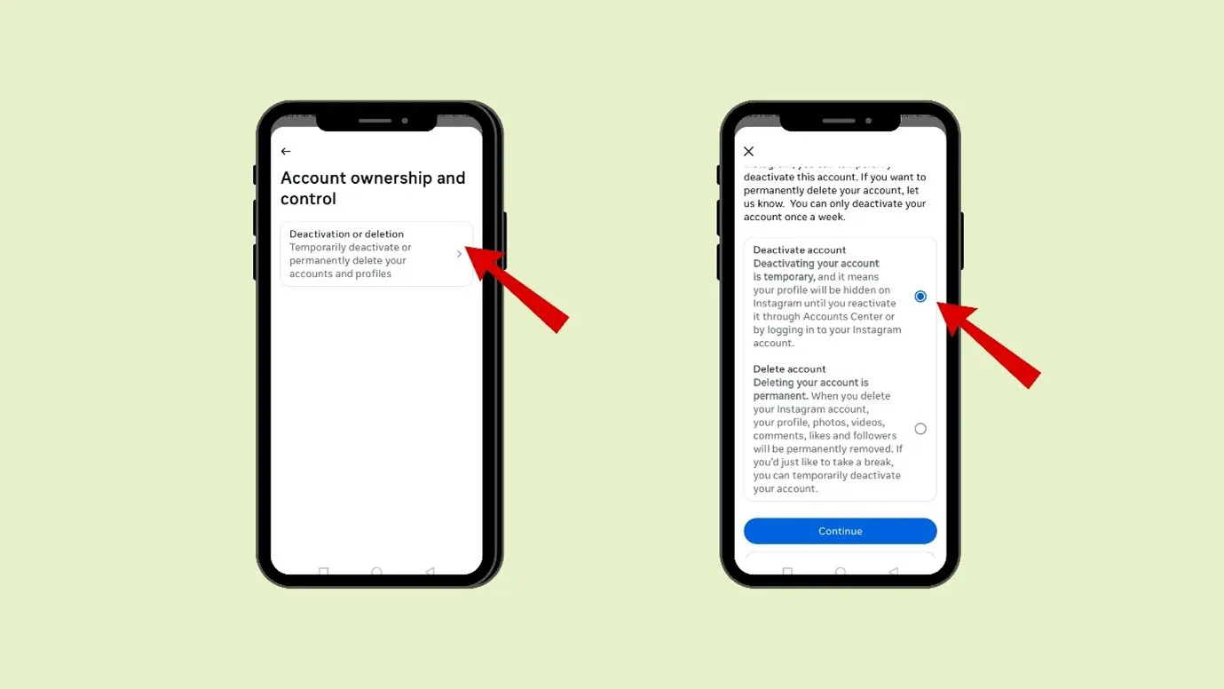 Account ownership and control