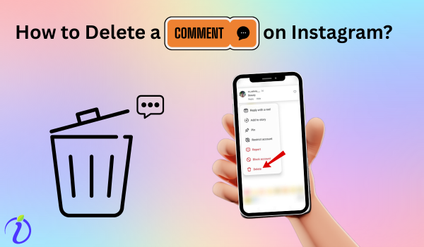 delete a comment on Instagram