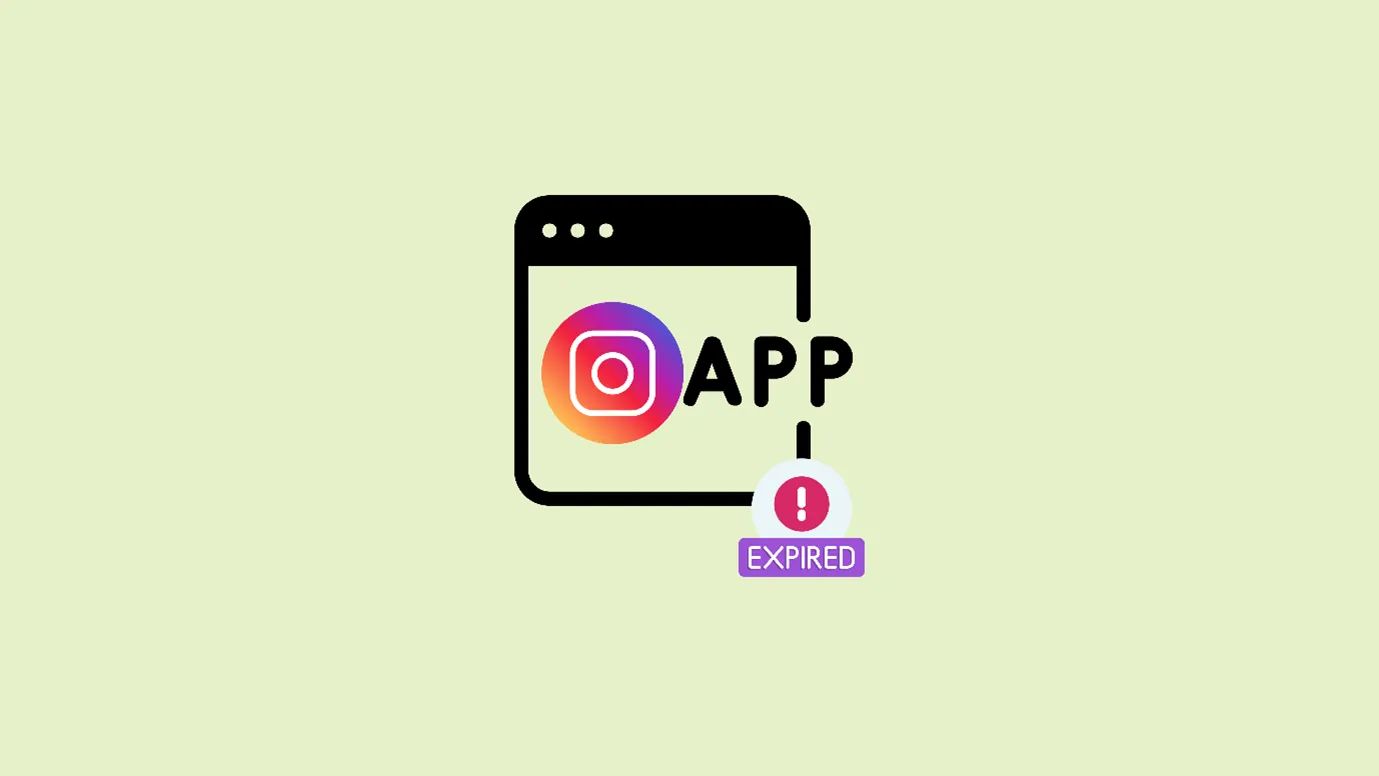 Instagram app is outdated