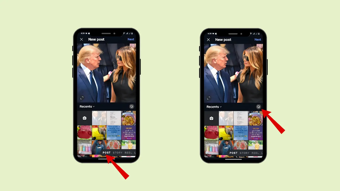 Click on the symbol 