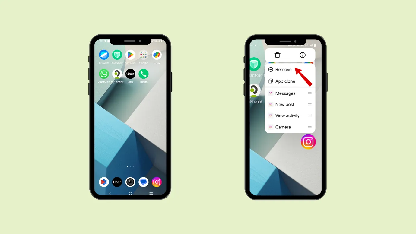 Instagram on your home screen