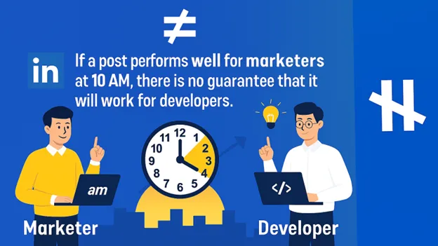 LinkedIn Posting Time by Audience Type