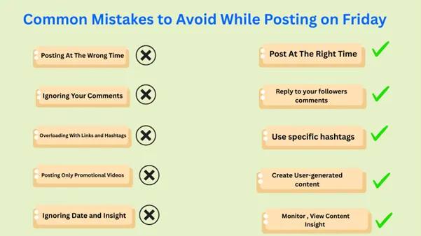 Common Mistakes to Avoid When Posting on Friday