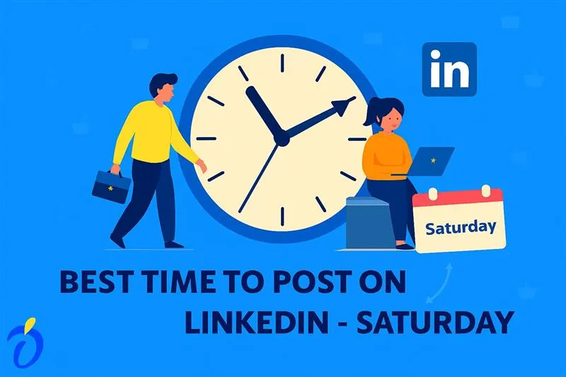 Best time to post on LinkedIn on Saturday