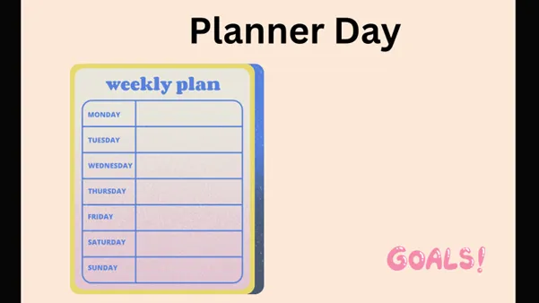 August 1 Planner Day  