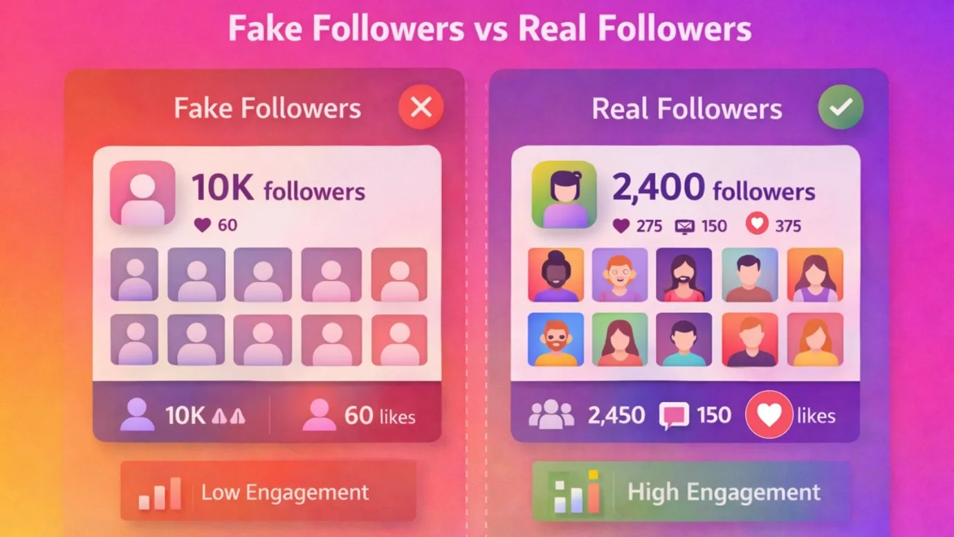 Organic vs Non-organic Growth in Instagram