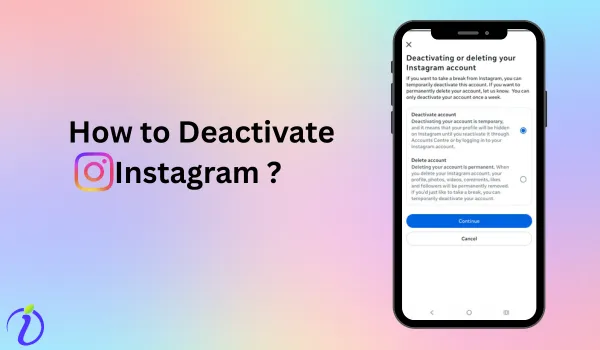 How to deactivate Instagram
