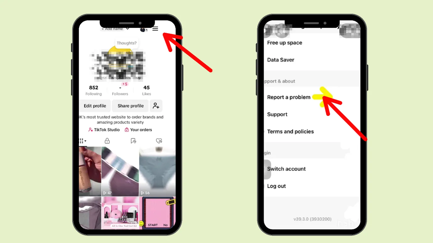 unlink my Instagram from TikTok