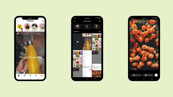 put a date on Instagram story 