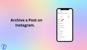 Archive a post on Instagram
