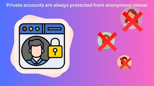 private account anonymously