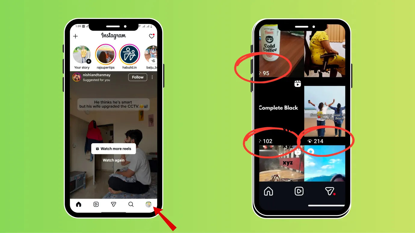 views on Instagram reels