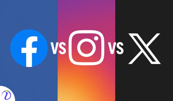 Facebook vs Instagram vs X