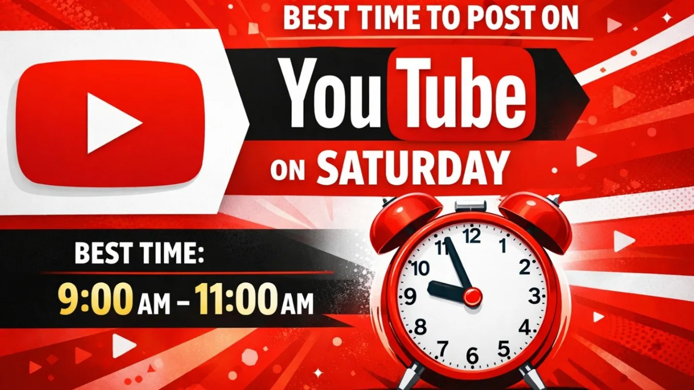 Best time to Post on YouTube on Saturday