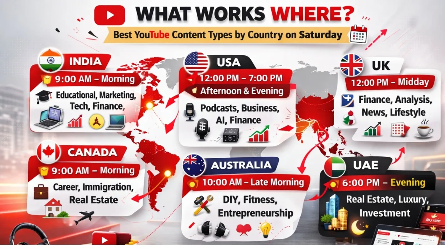 Best YouTube Content Types by Country