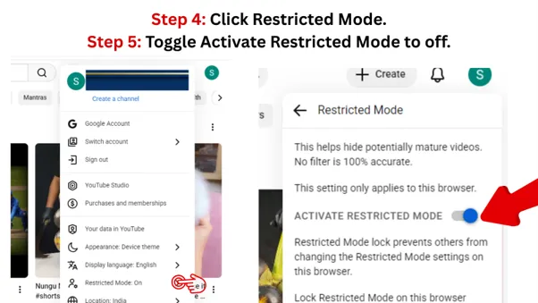restricted mode