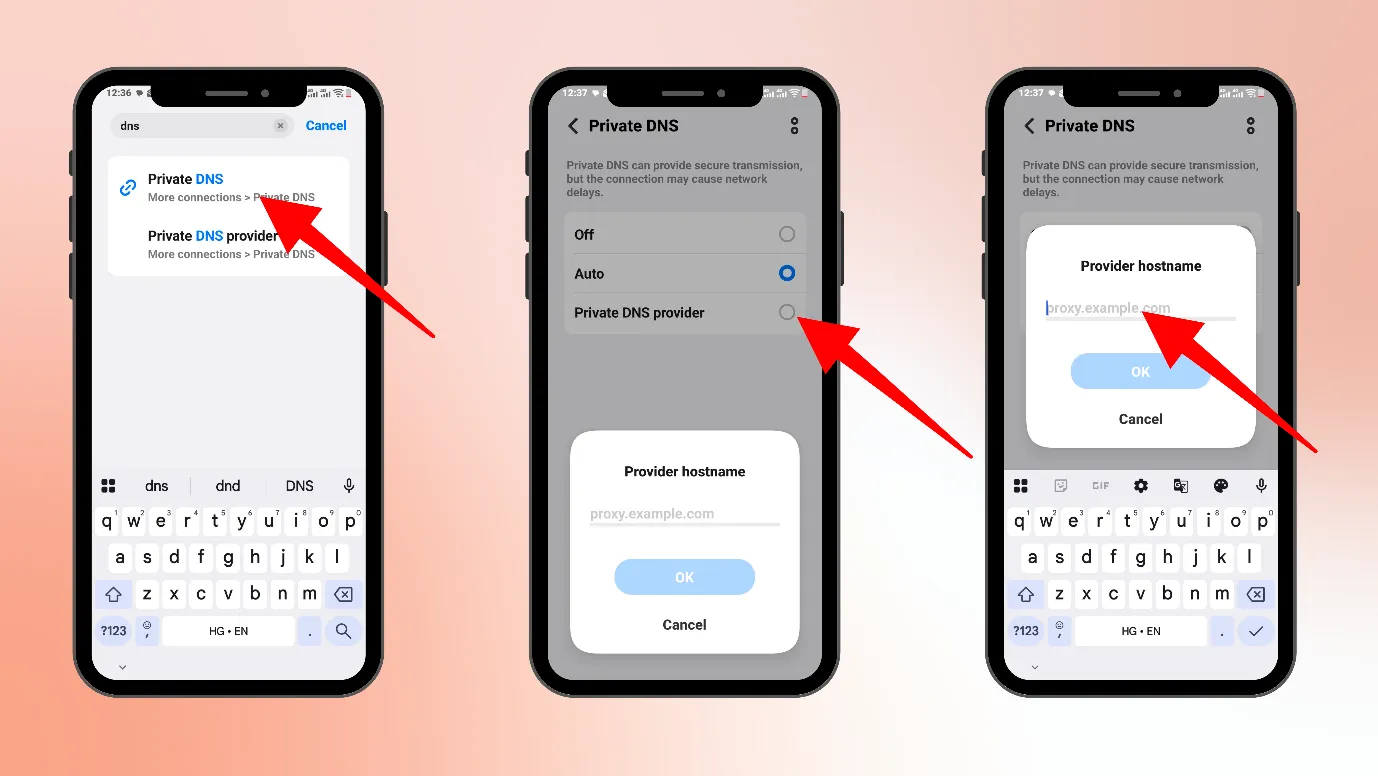 DNS on mobile