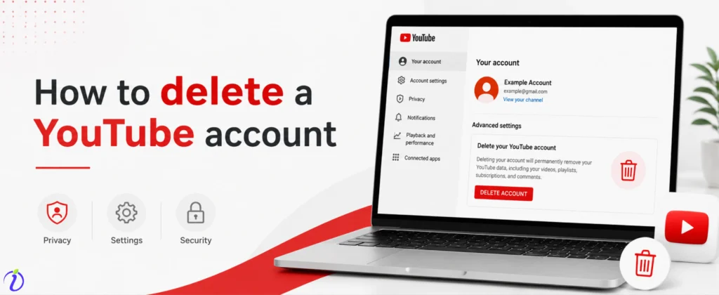 How to delete a YouTube account