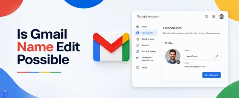 Is Gmail Name Edit possible?