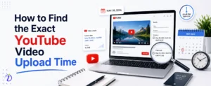 How to find the exact YouTube video upload time?