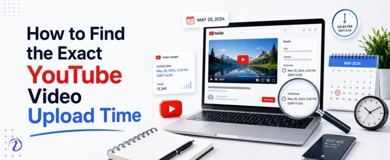 How to find the exact YouTube video upload time?