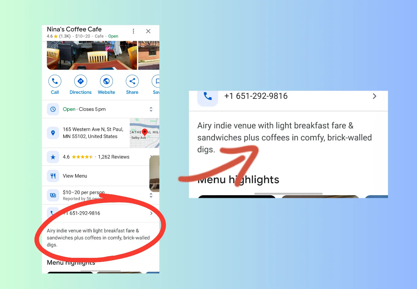 Write your business description