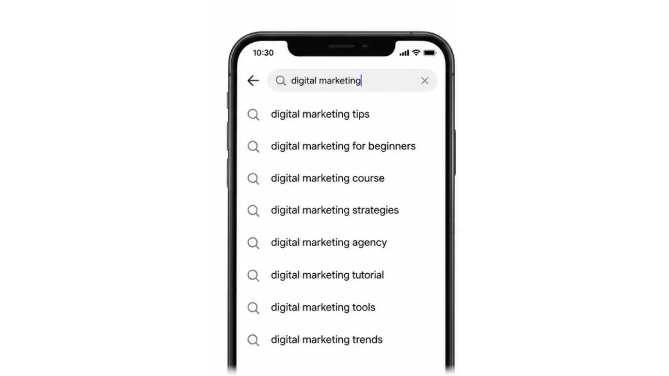 Instagram search bar