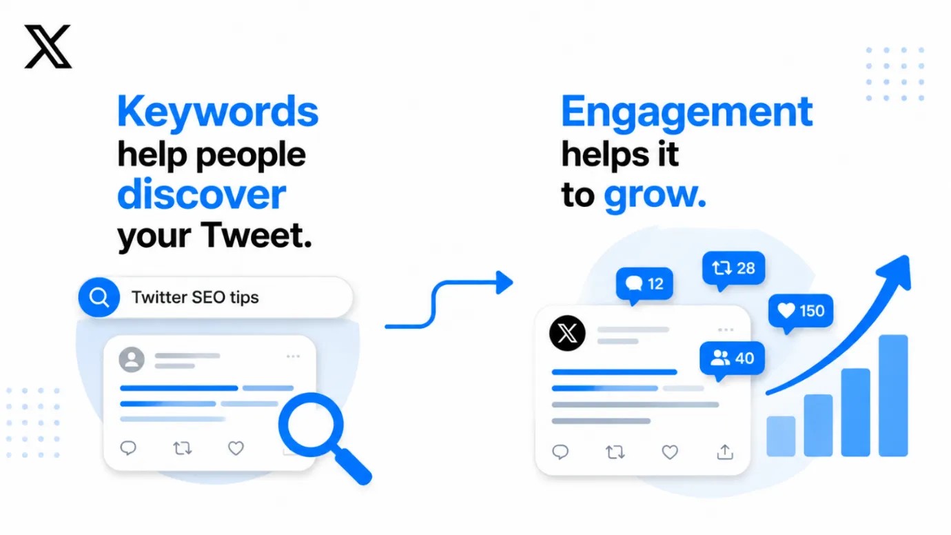 Keywords help people discover your Tweet
