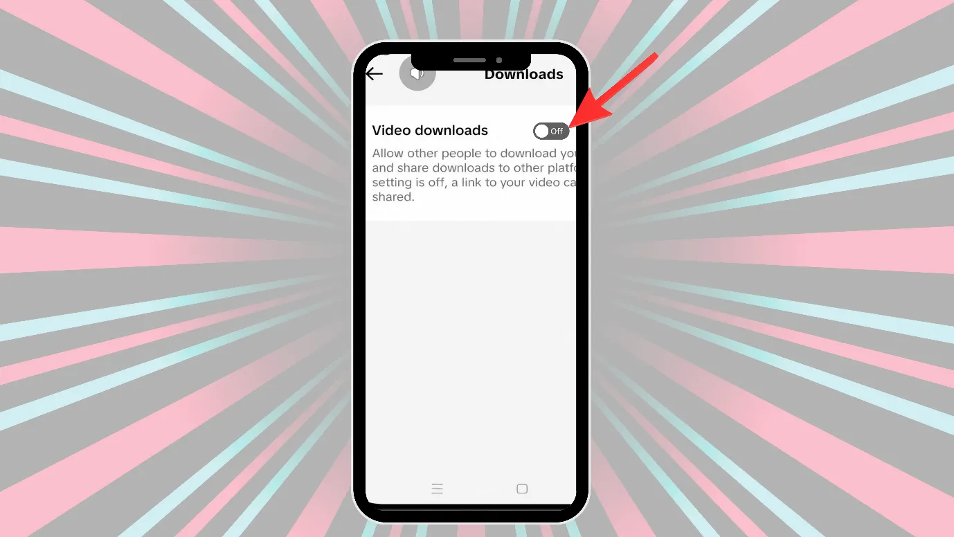 turn off video download