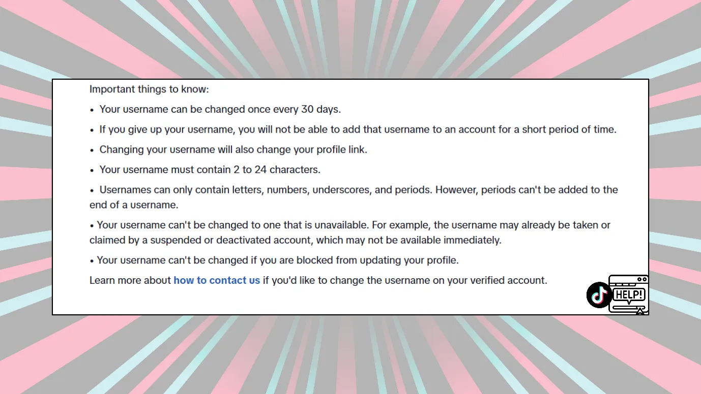 Important thing TikTok