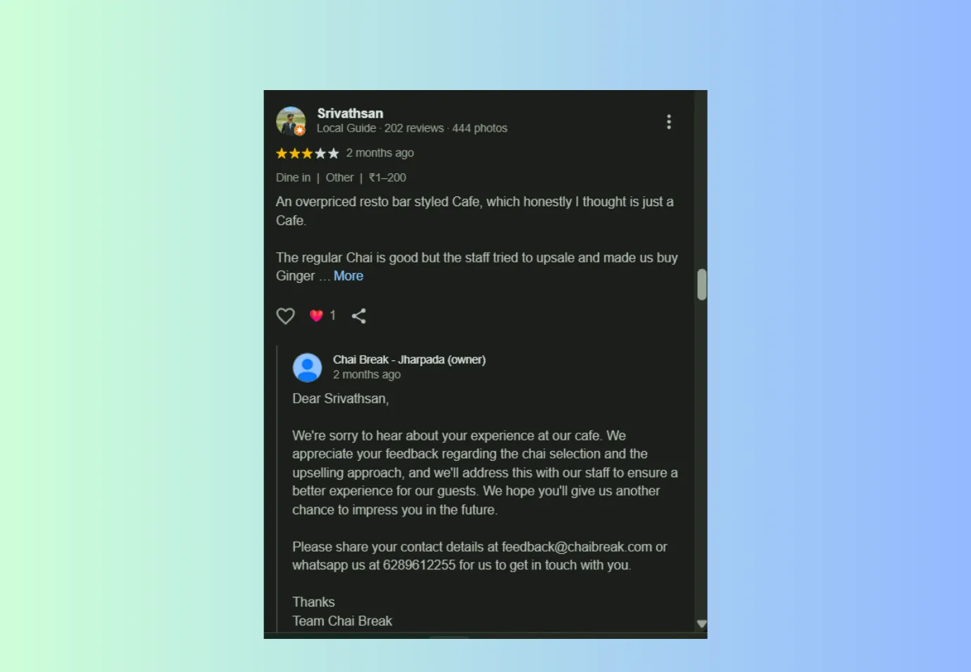 how to manage fake review