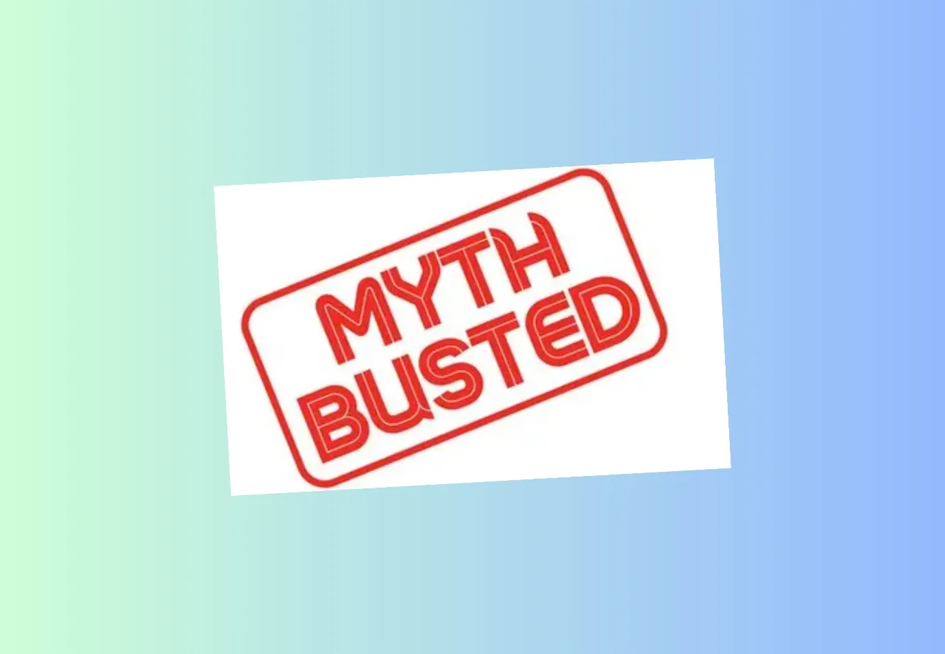 Some myths around GMB