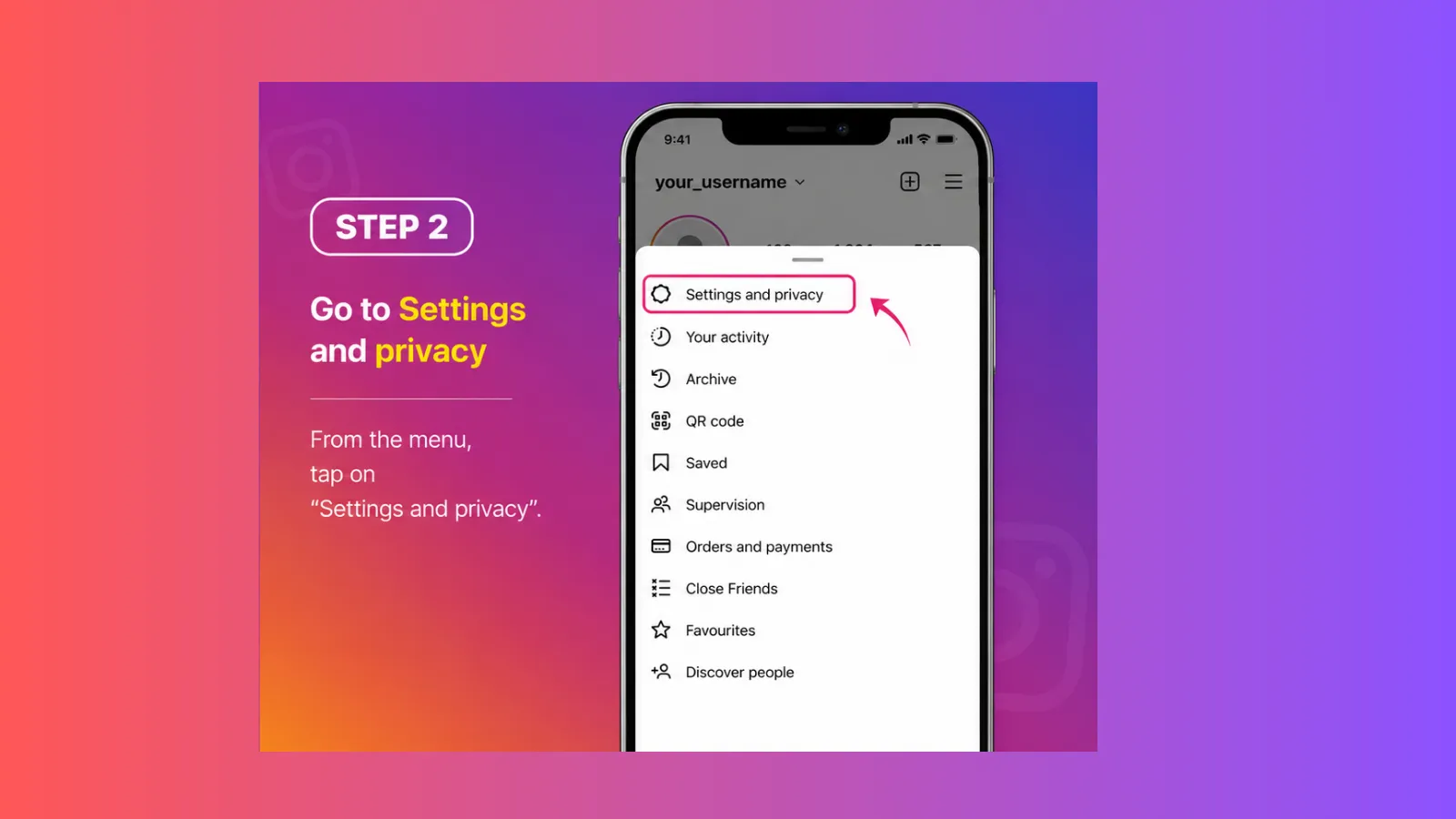 Instagram Setting