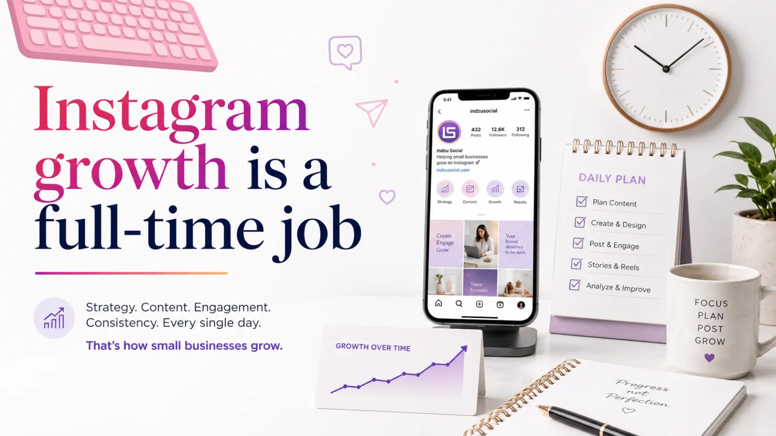 Instagram Growth is a Full-Time Job