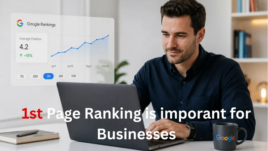 Ranking on the First Page of Google Important