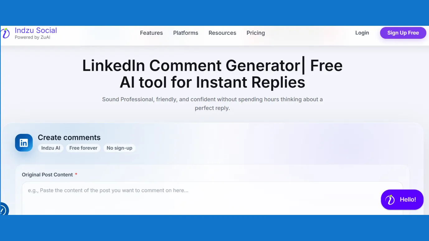LinkedIn Comment Generator