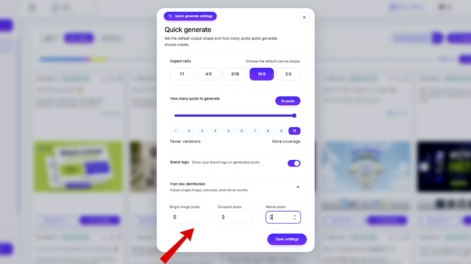 Create Multiple Posts with One Click