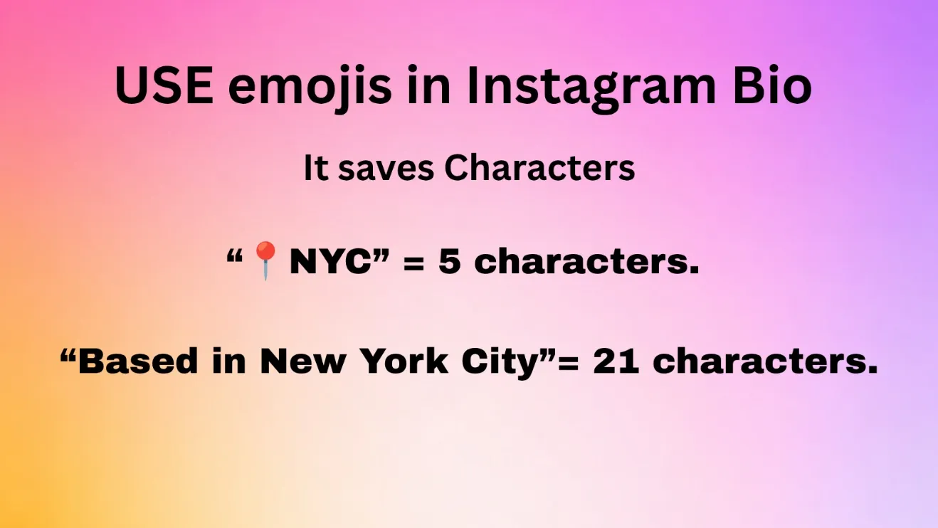 Use emojis in Instagram