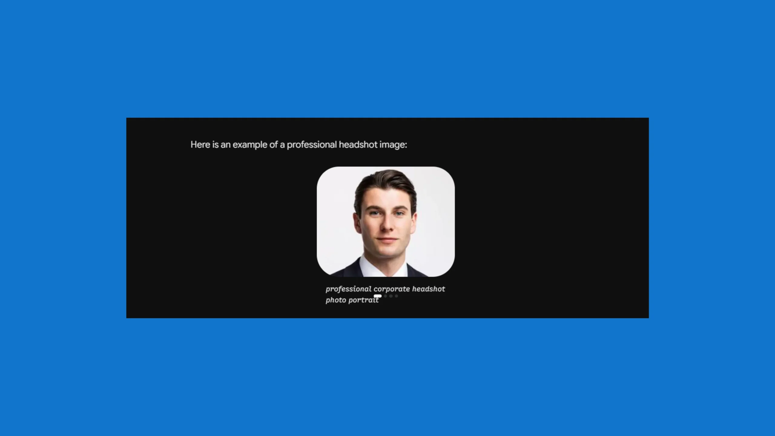 Good profile picture