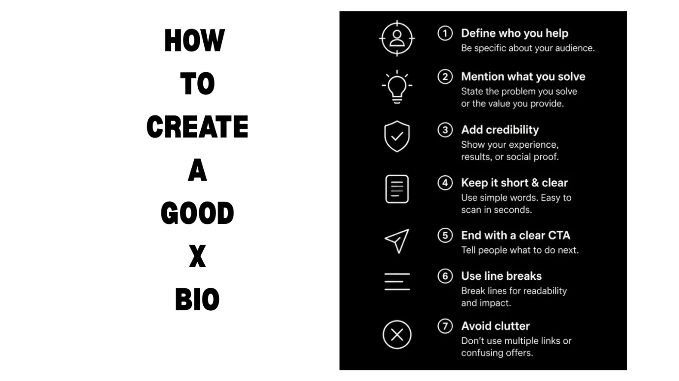 Create a good X Bio