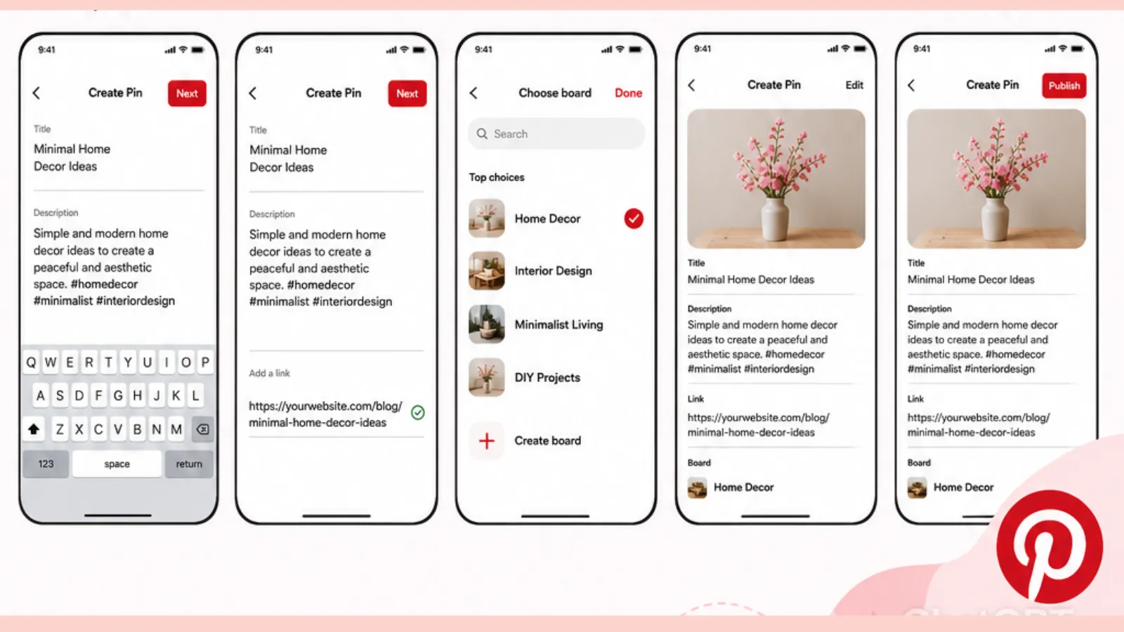 Publish the Pin on Pinterest
