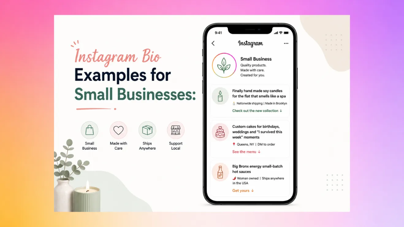 Instagram Bio Examples for Small Businesses